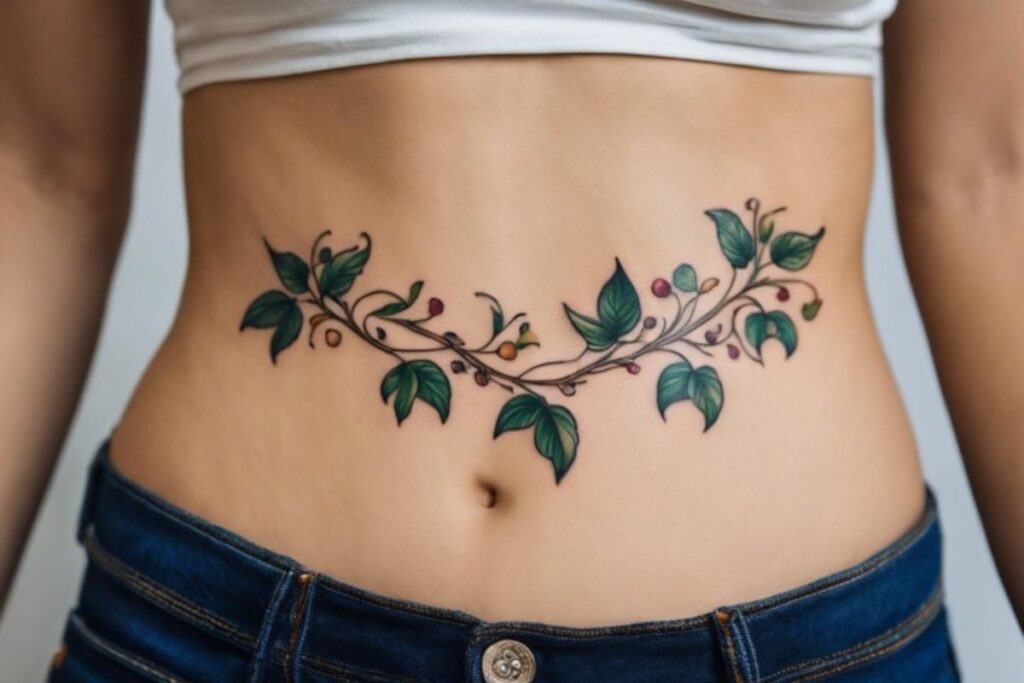 abdomen tattoo ideas 0033