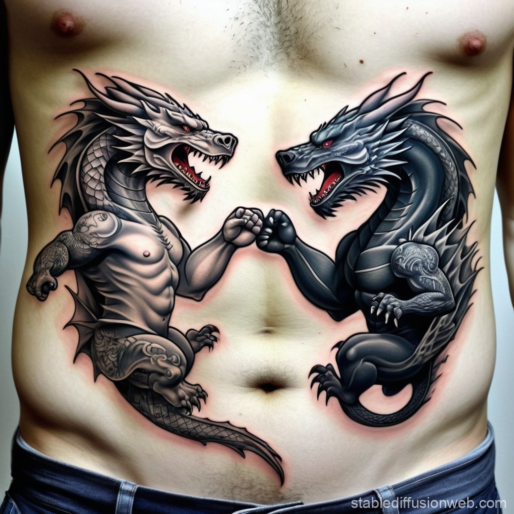 abdomen tattoo ideas 0042