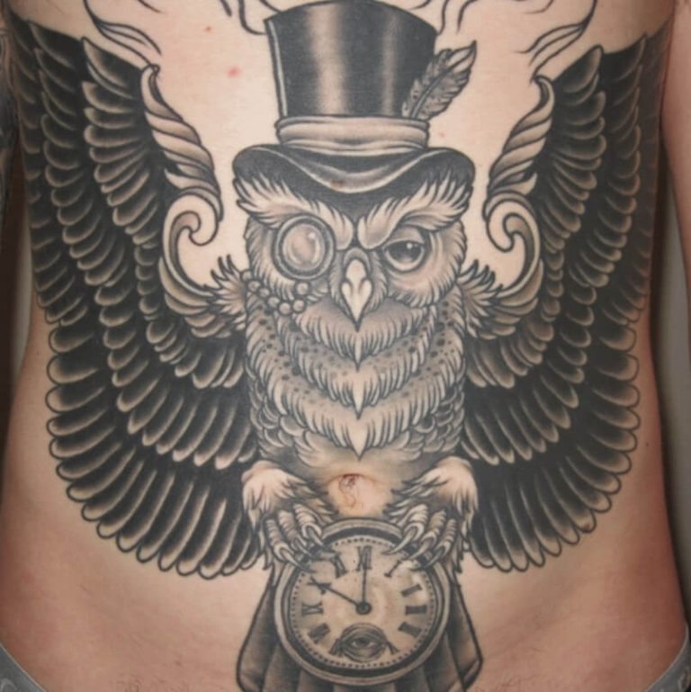 abdomen tattoo ideas 0066