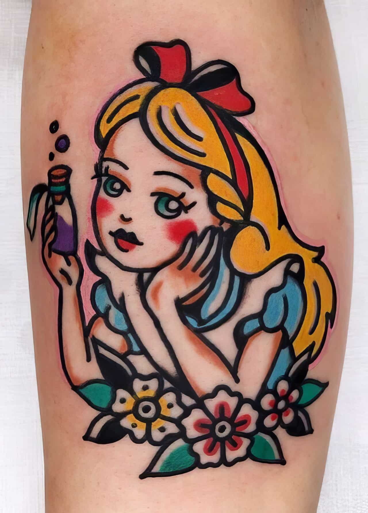 Alice in Wonderland tattoo ideas 0029