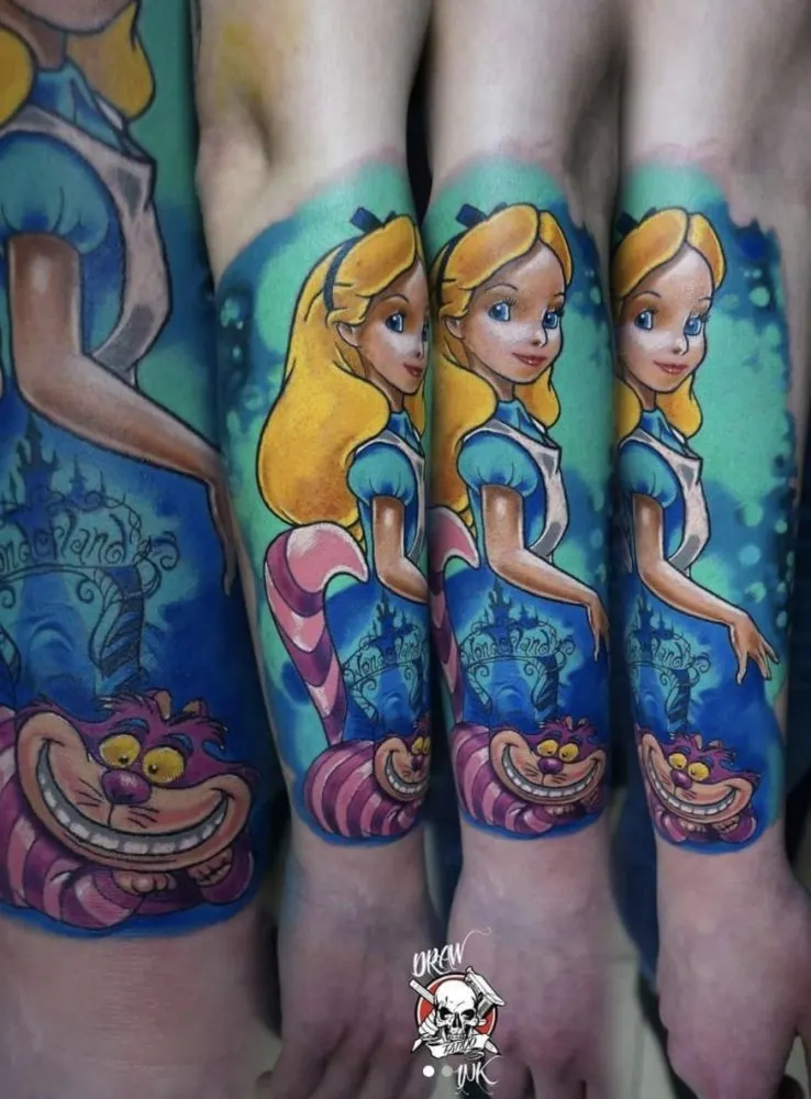 Alice in Wonderland tattoo ideas 0048