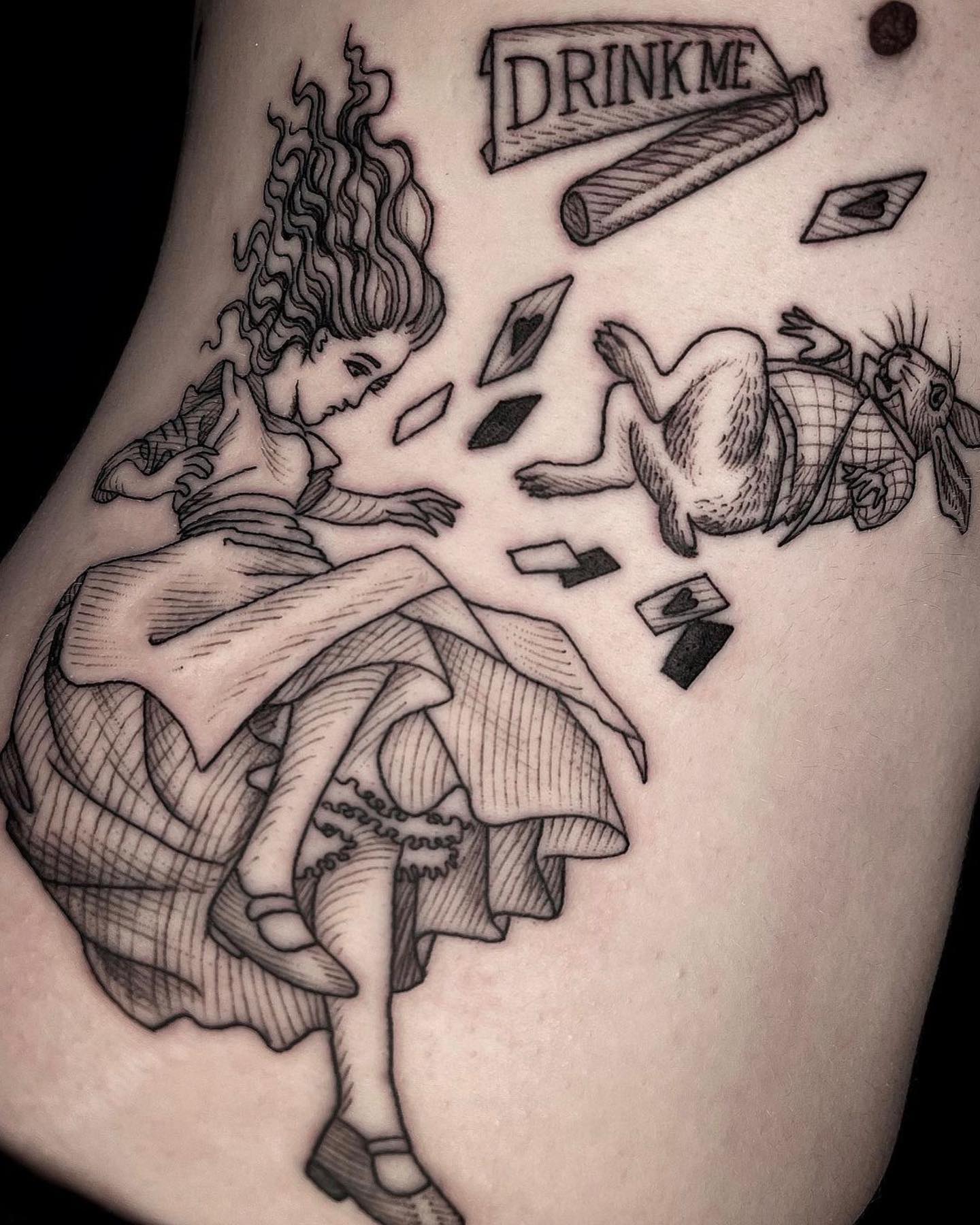 Alice in Wonderland tattoo ideas 0059