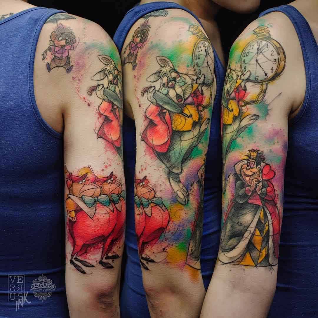 Alice in Wonderland tattoo ideas 0065