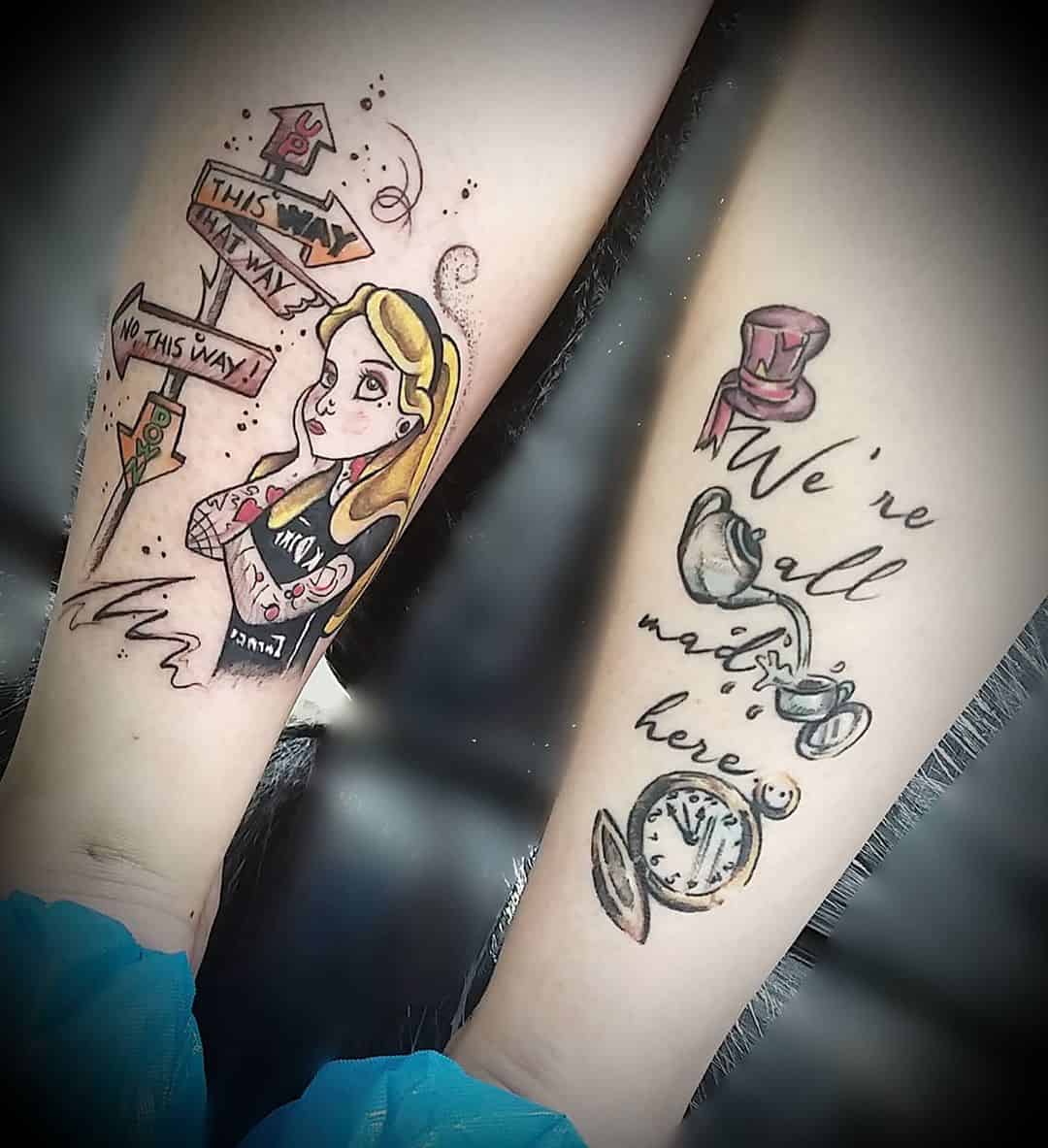 Alice in Wonderland tattoo ideas 0081