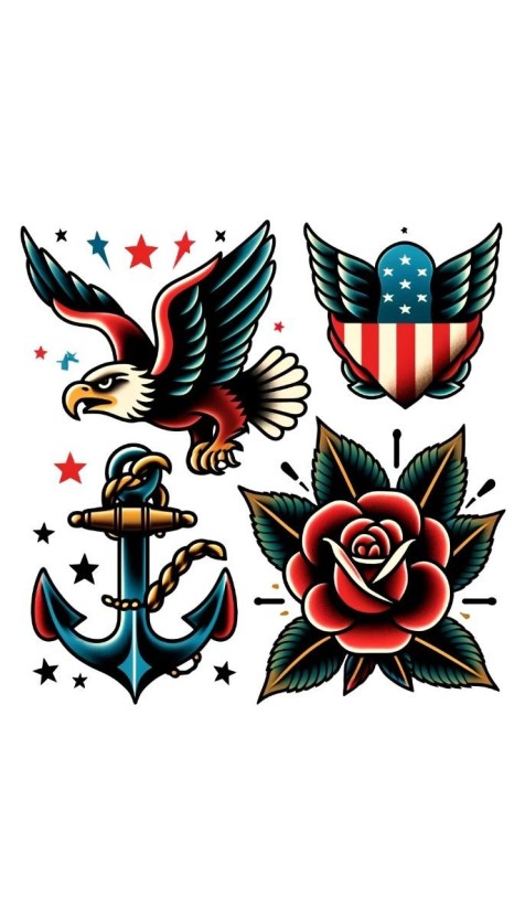 american traditional tattoo designs