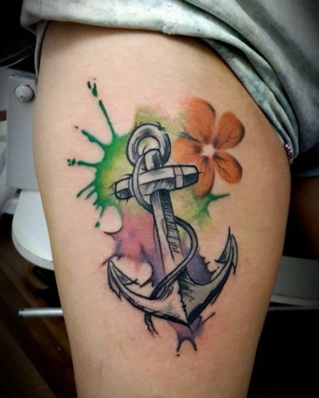 anchor tattoo ideas 0032