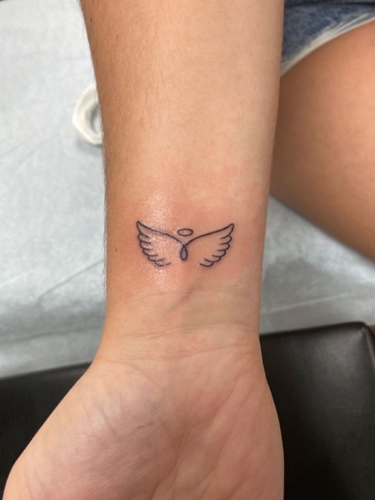 Angel Tattoo Ideas for Females 0020