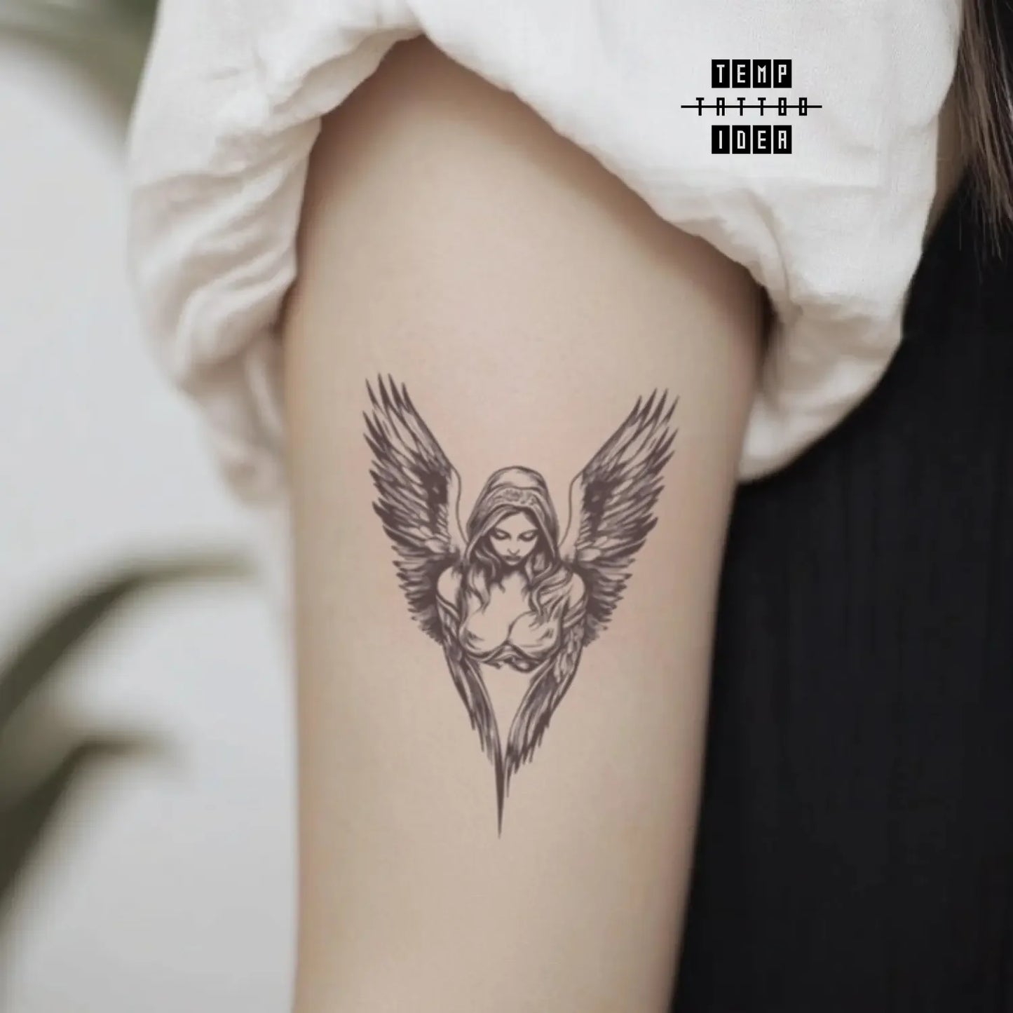 Angel Tattoo Ideas for Females 0029