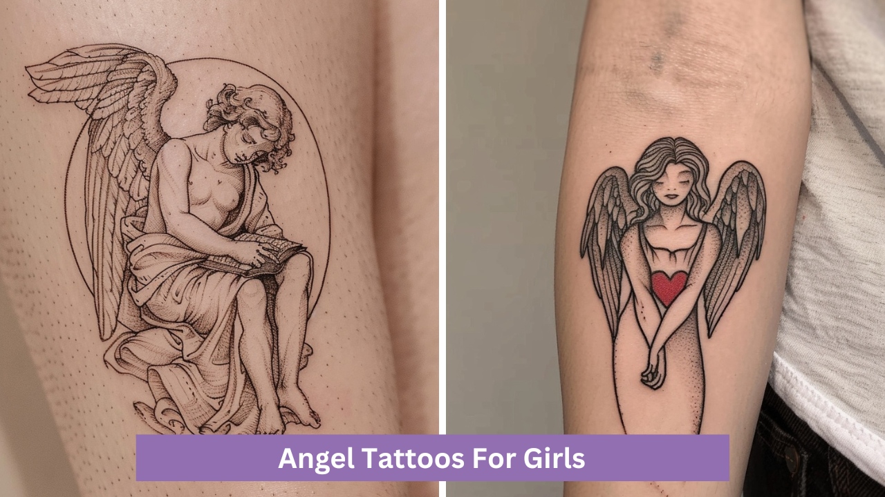 Angel Tattoo Ideas for Females 0032