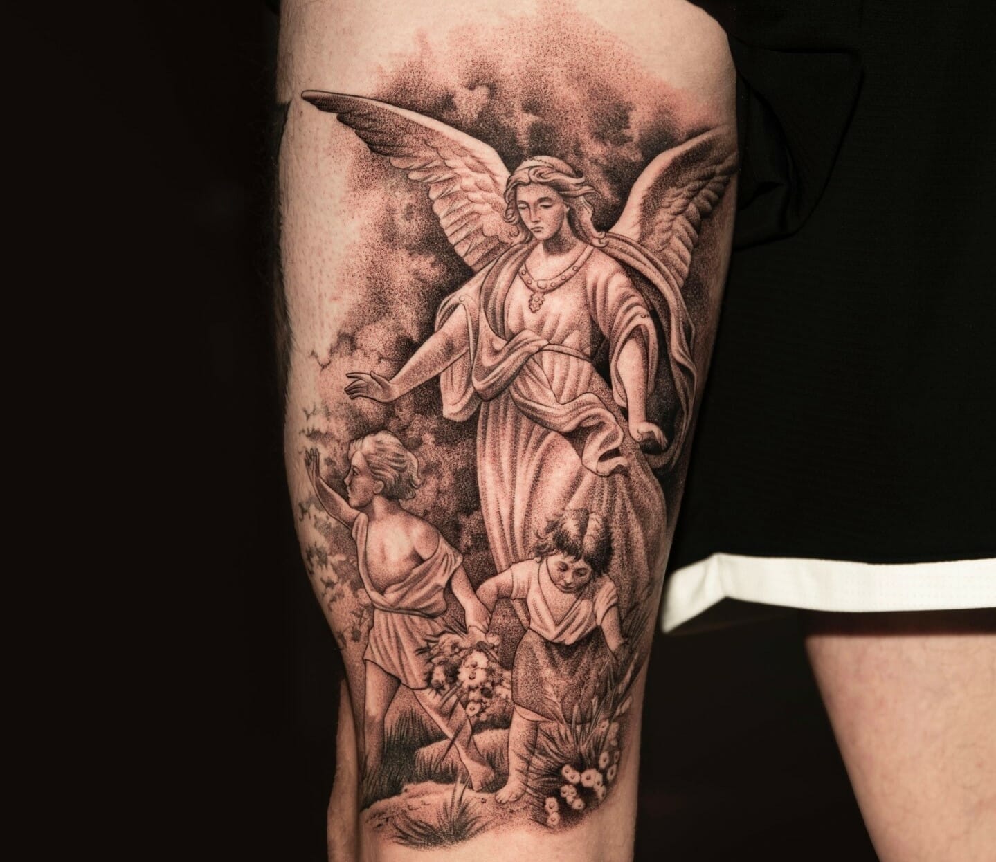 Angel Tattoo Ideas for Females 0055