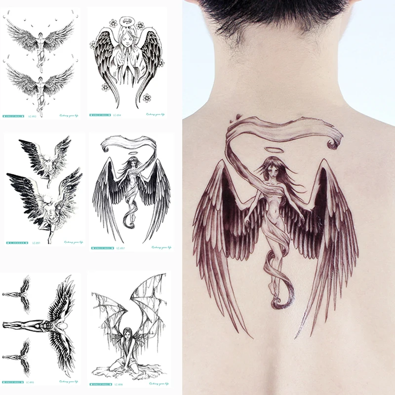 Angel Tattoo Ideas for Females 0060