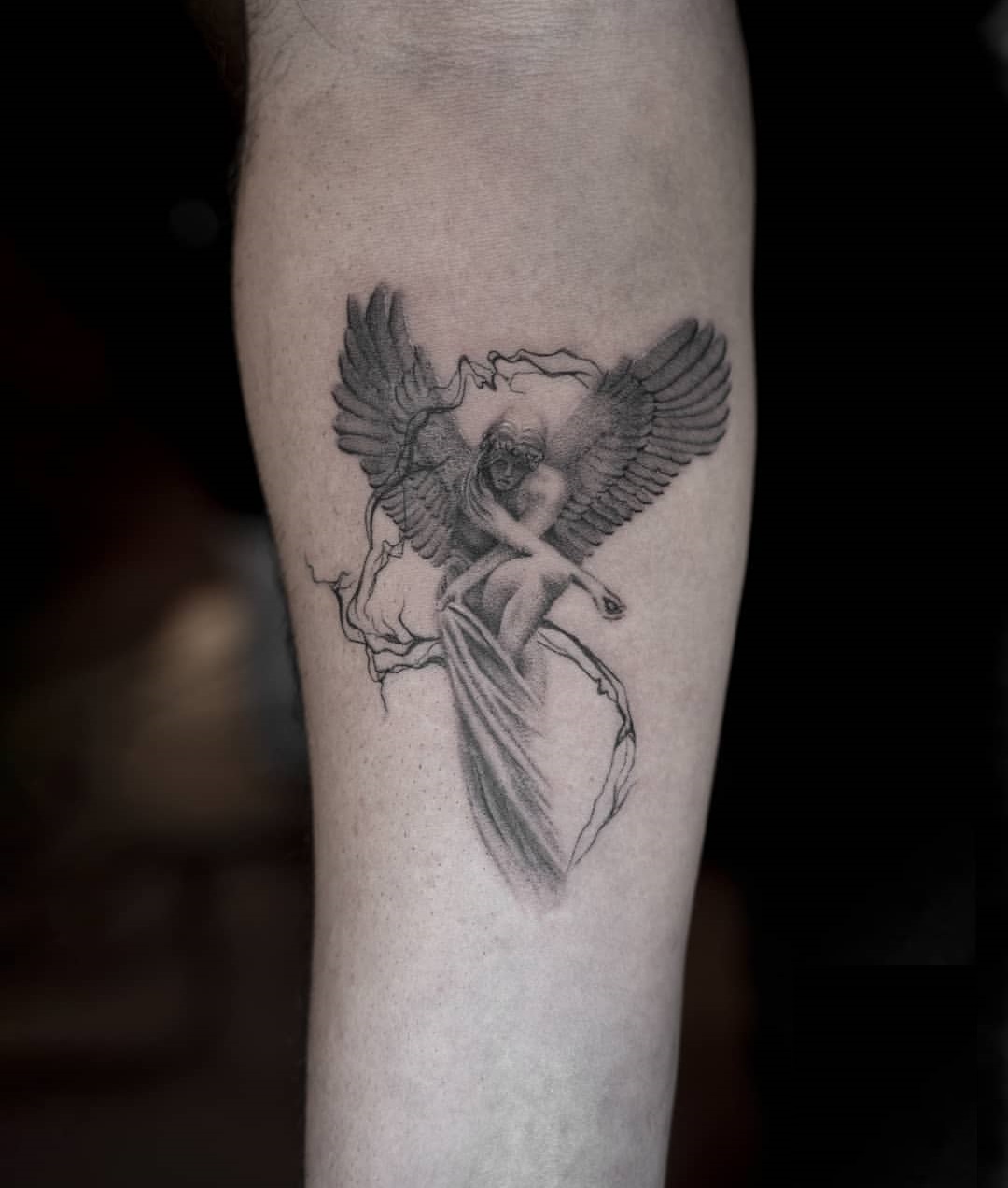 Angel Tattoo Ideas for Females 0069