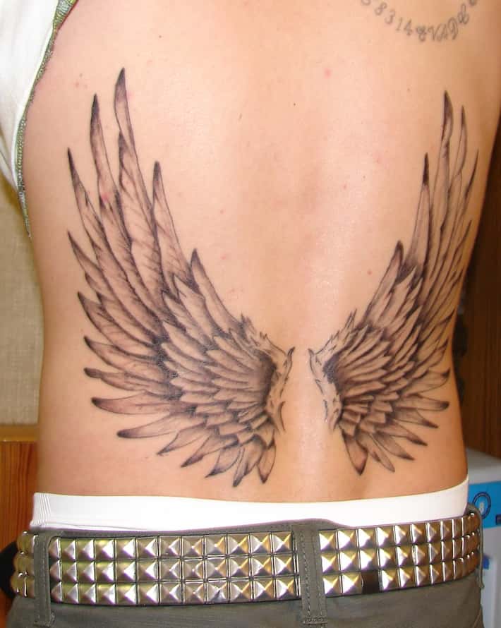 Angel Tattoo Ideas for Females 0075