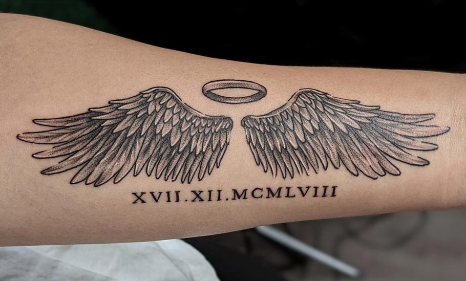 Angel Tattoo Ideas for Females 0085