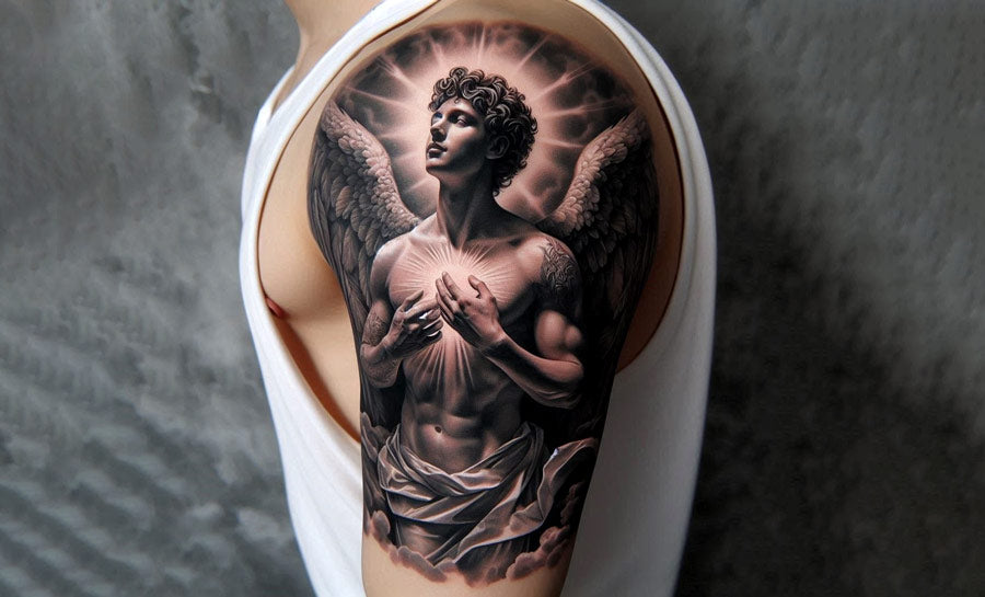 Angel Tattoo Ideas for Females 0090