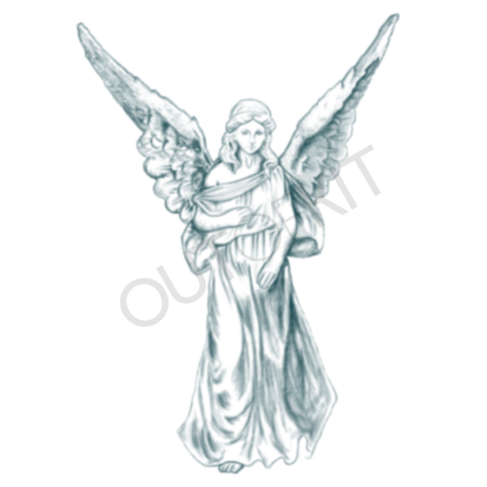 Angel Tattoo Ideas for Females 0091