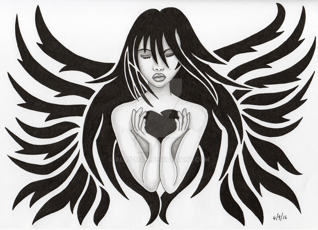 Angel Tattoo Ideas for Females 0093