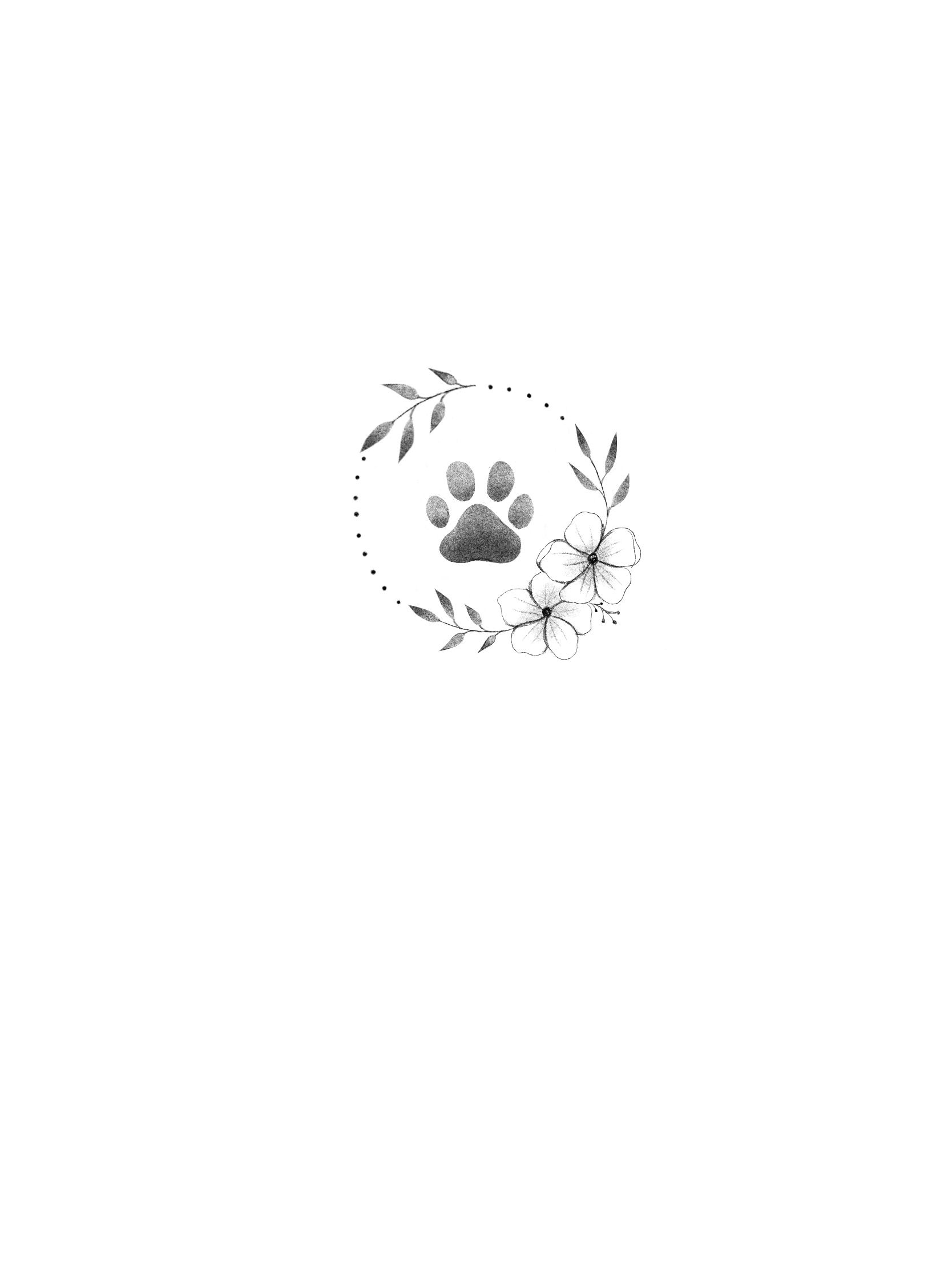 animal paw tattoo ideas 0022