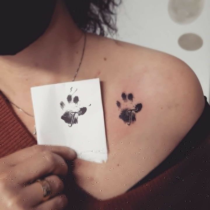 animal paw tattoo ideas 0034