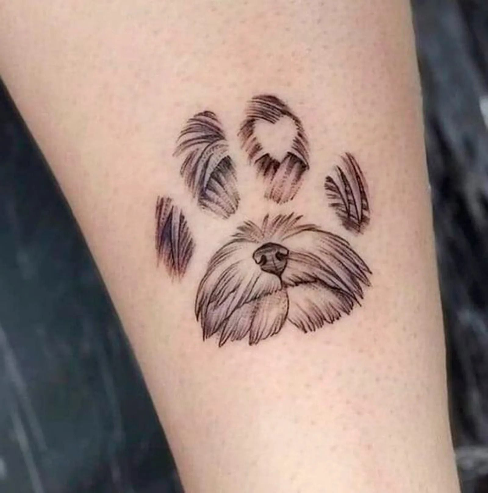 animal paw tattoo ideas 0035