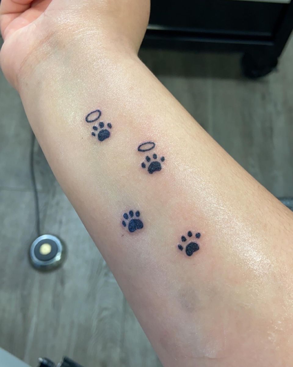 animal paw tattoo ideas 0088