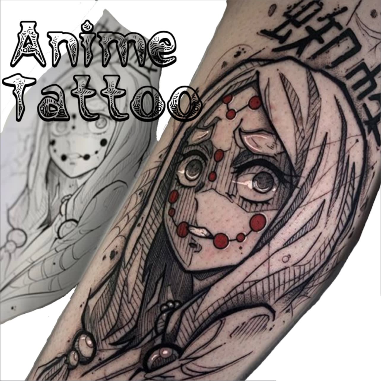 Anime Hand Tattoo Ideas 0025