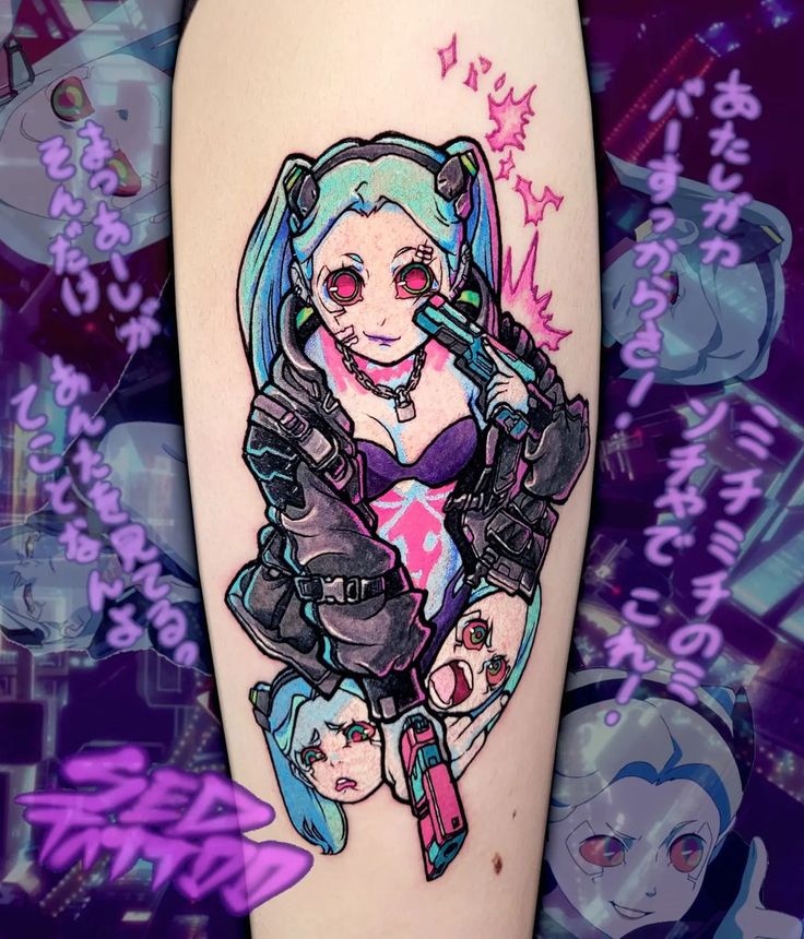 Anime Hand Tattoo Ideas 0091