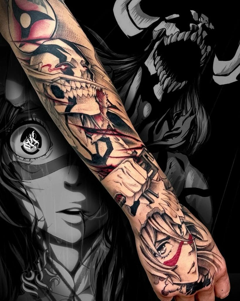 Anime Sleeve Tattoo Ideas 0026