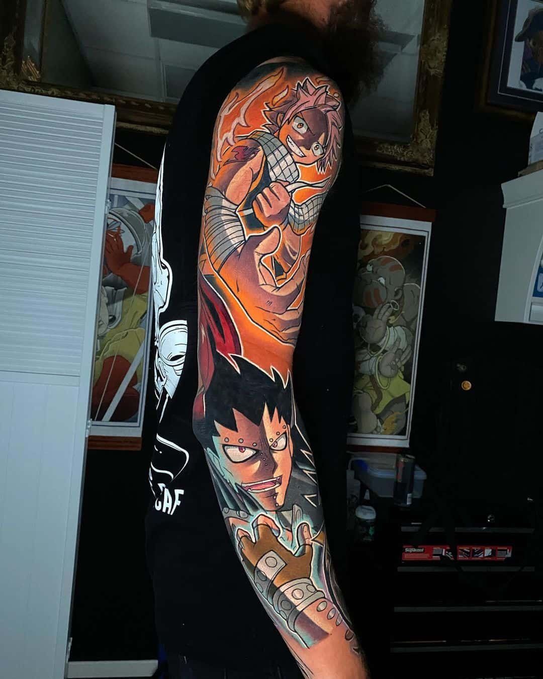 Anime Sleeve Tattoo Ideas 0038