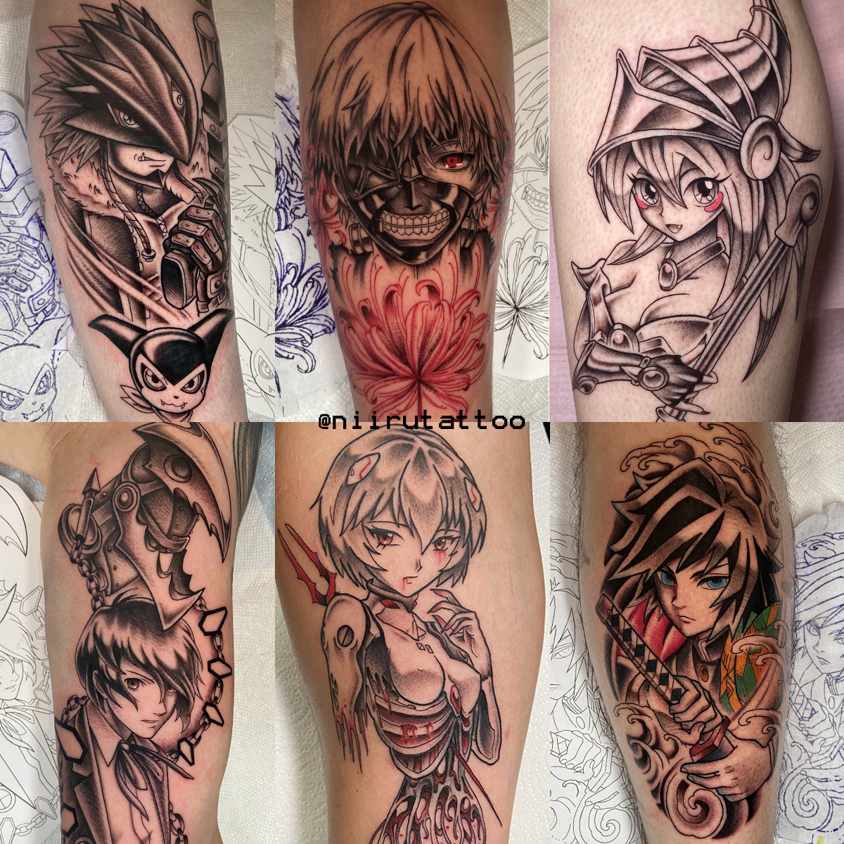 Anime Sleeve Tattoo Ideas 0050