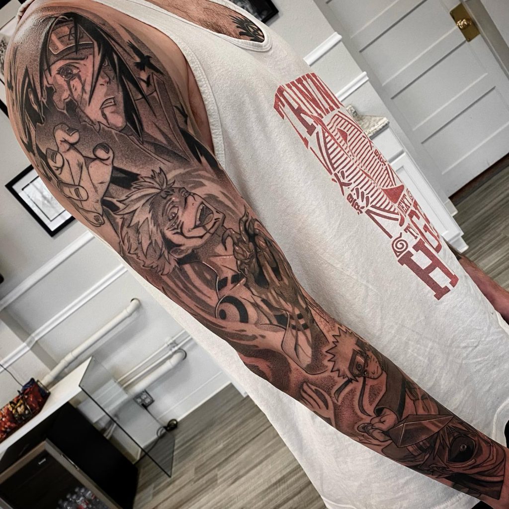 Anime Sleeve Tattoo Ideas 0061