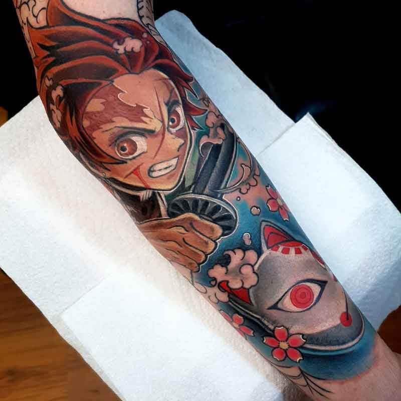 Anime Sleeve Tattoo Ideas 0062