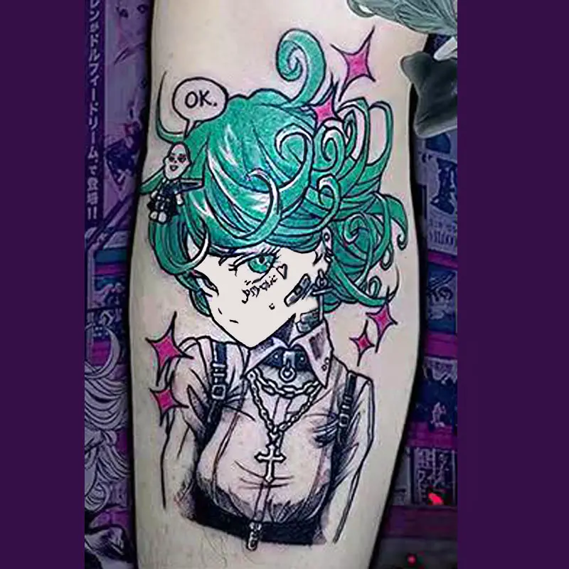 Anime Sleeve Tattoo Ideas 0063