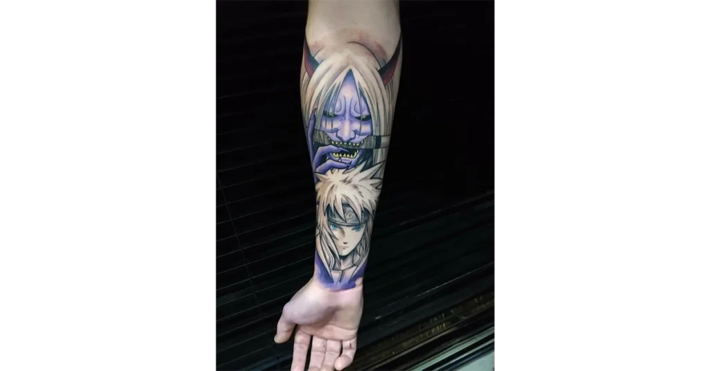 Anime Sleeve Tattoo Ideas 0068