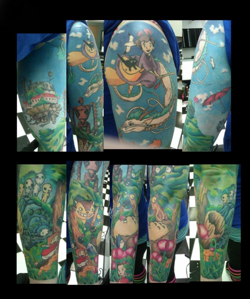 Anime Sleeve Tattoo Ideas 0072