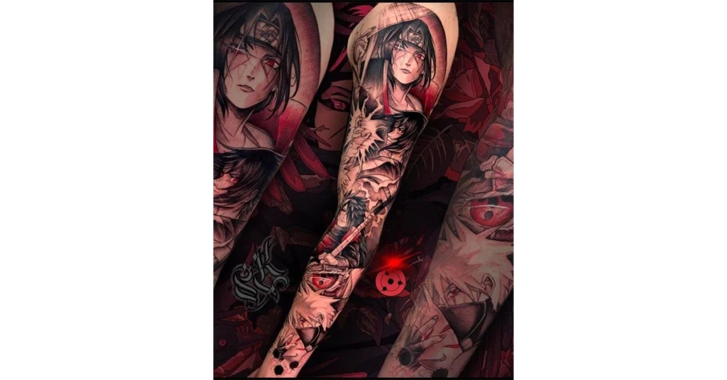 Anime Sleeve Tattoo Ideas 0075