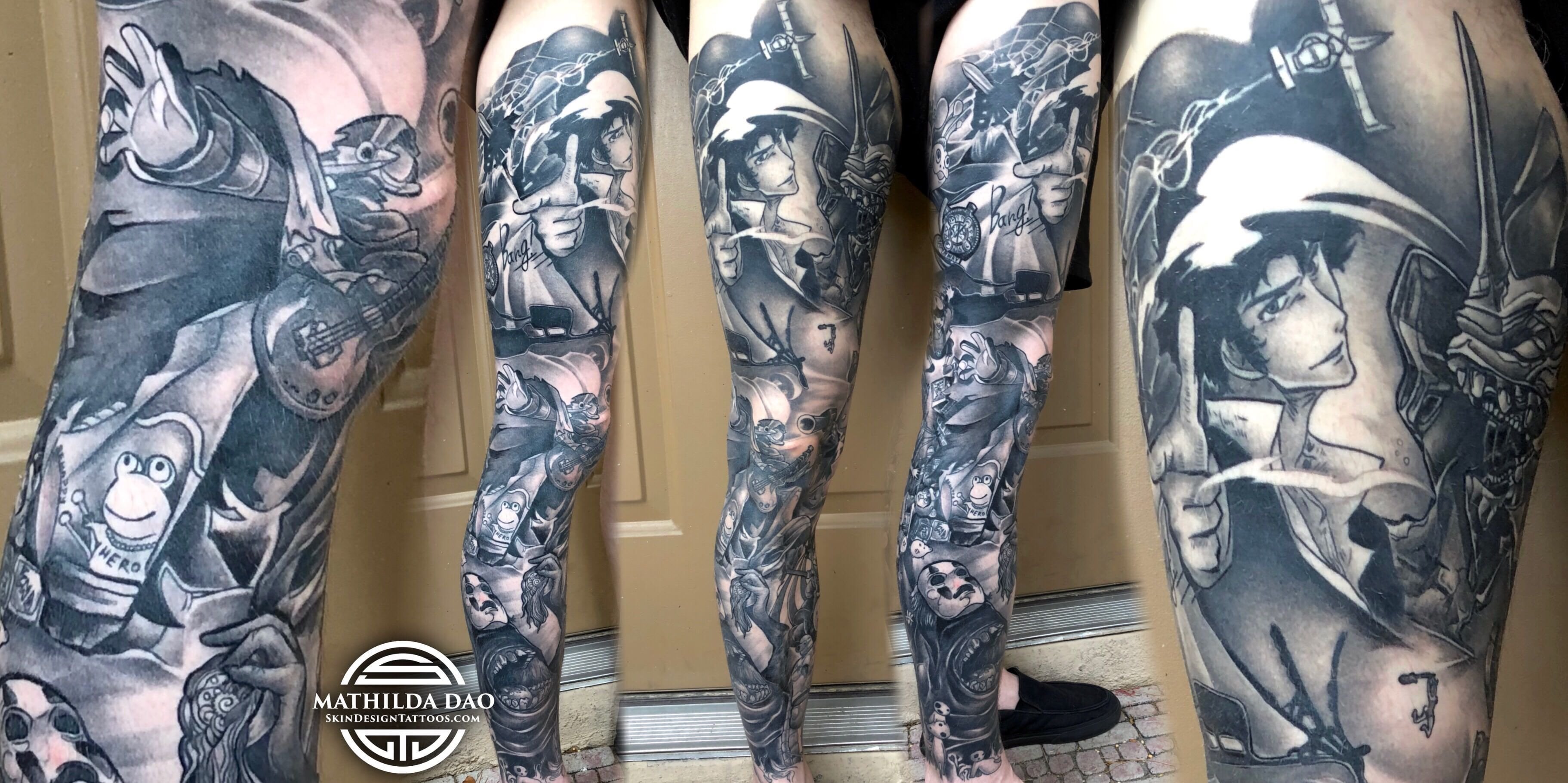 Anime Sleeve Tattoo Ideas 0093