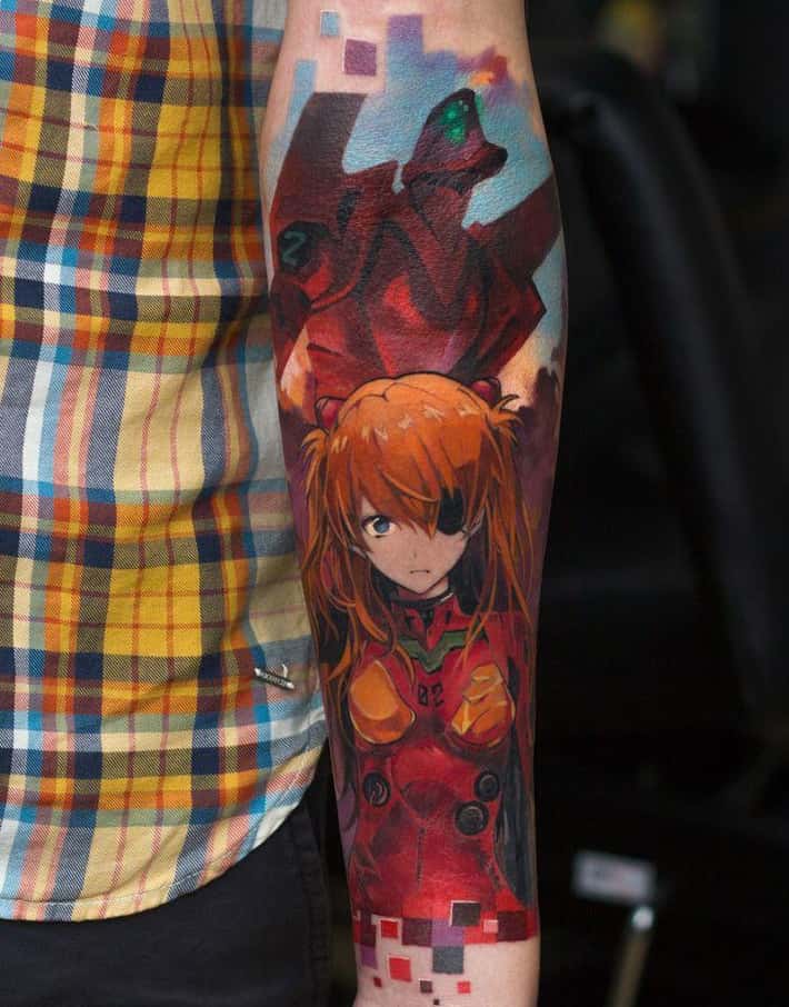 Anime Sleeve Tattoo Ideas 0095