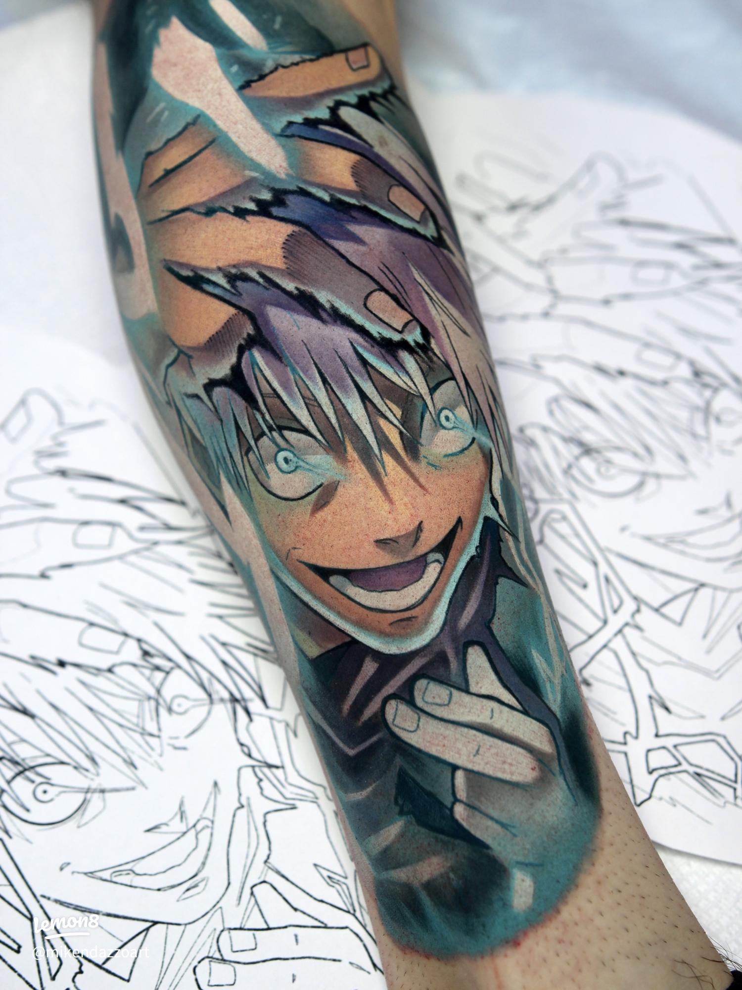 Anime Sleeve Tattoo Ideas 0099