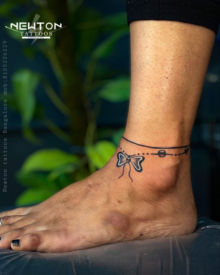 ankle bracelet tattoo ideas 0019