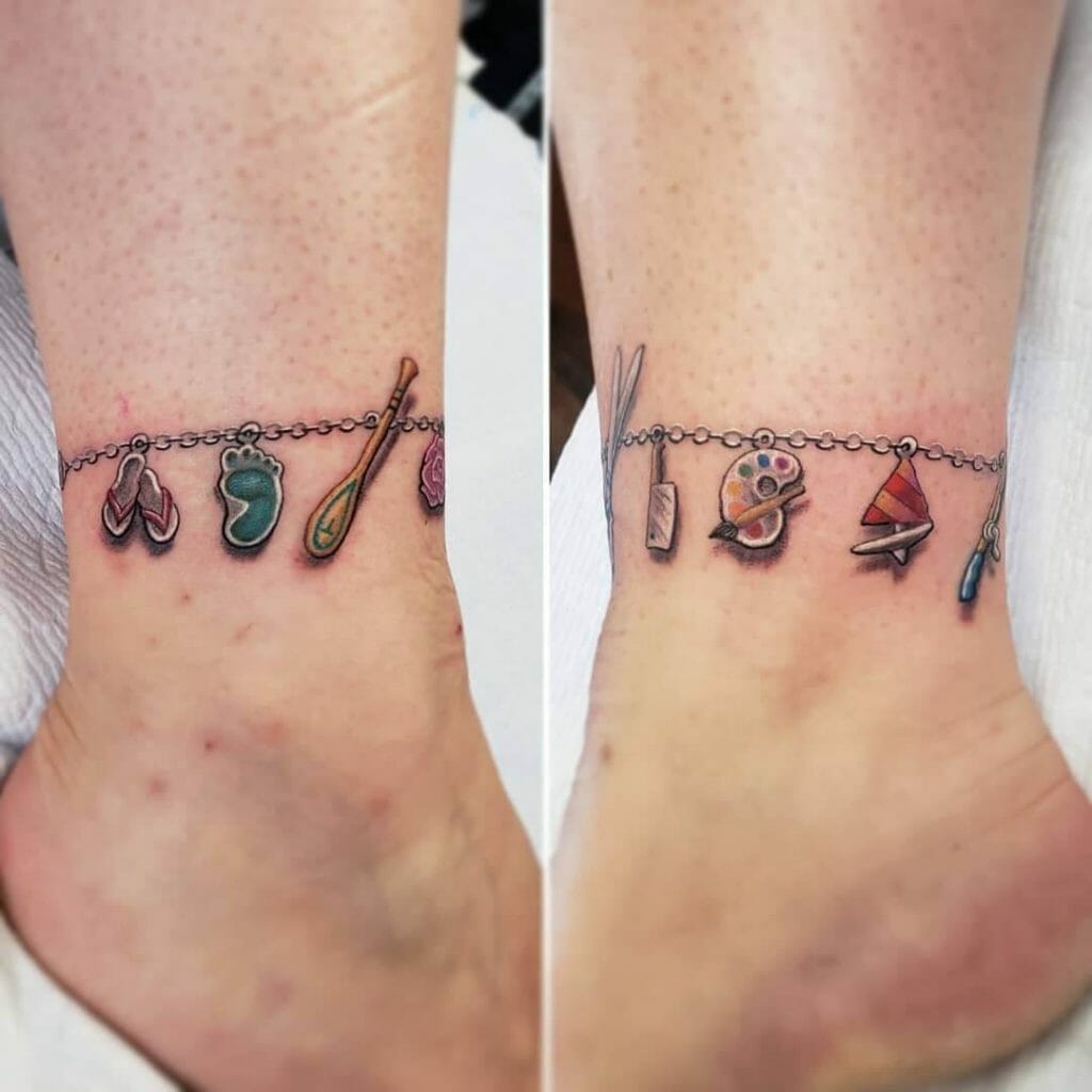 ankle bracelet tattoo ideas 0058