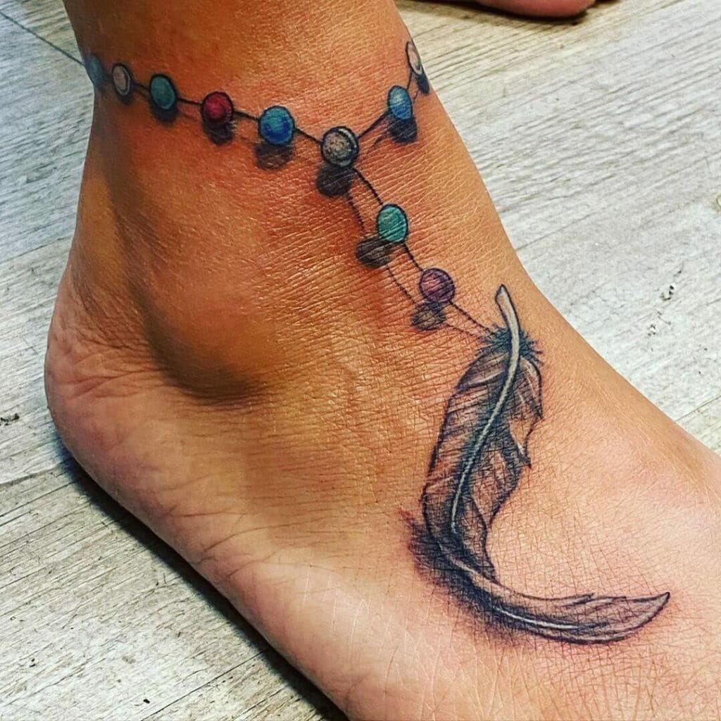 ankle bracelet tattoo ideas 0071