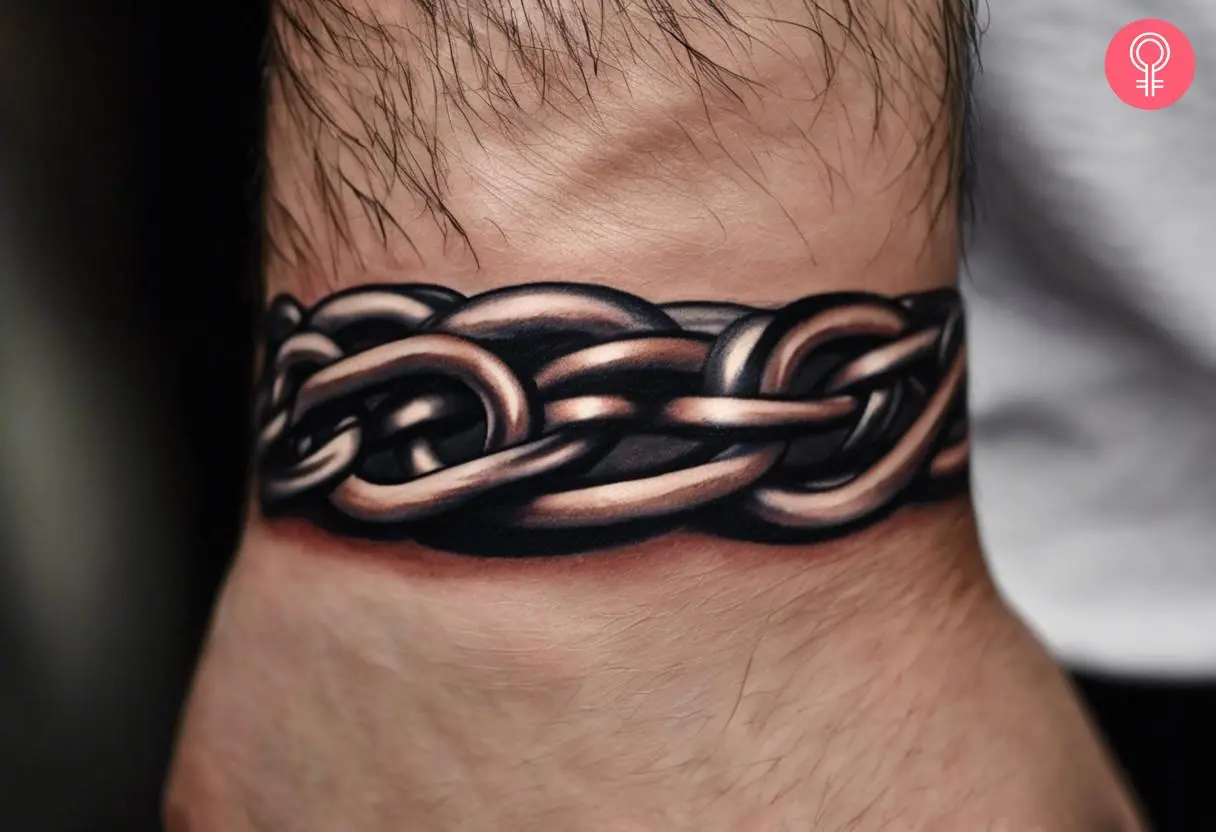 ankle bracelet tattoo ideas 0094