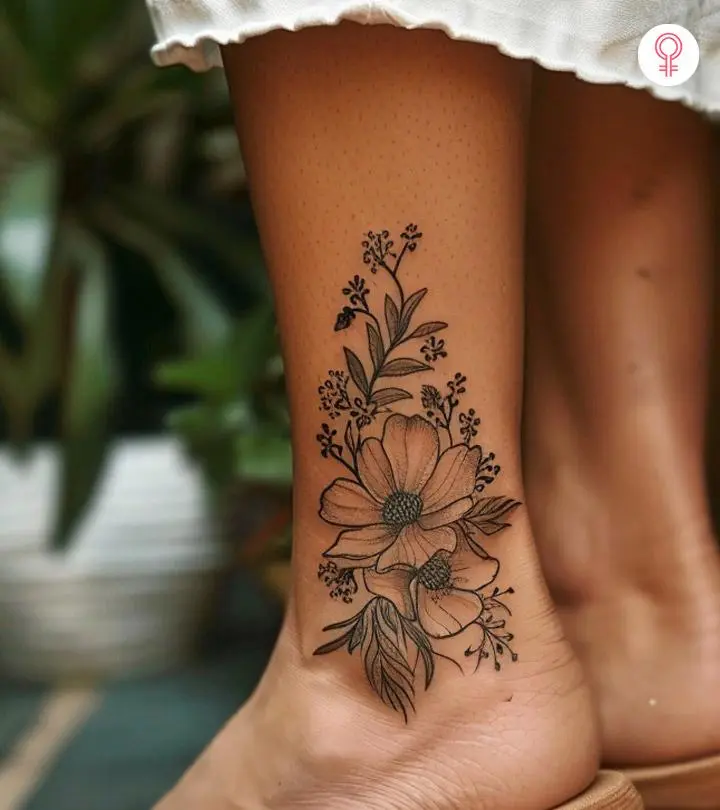 ankle chain tattoo ideas 0020