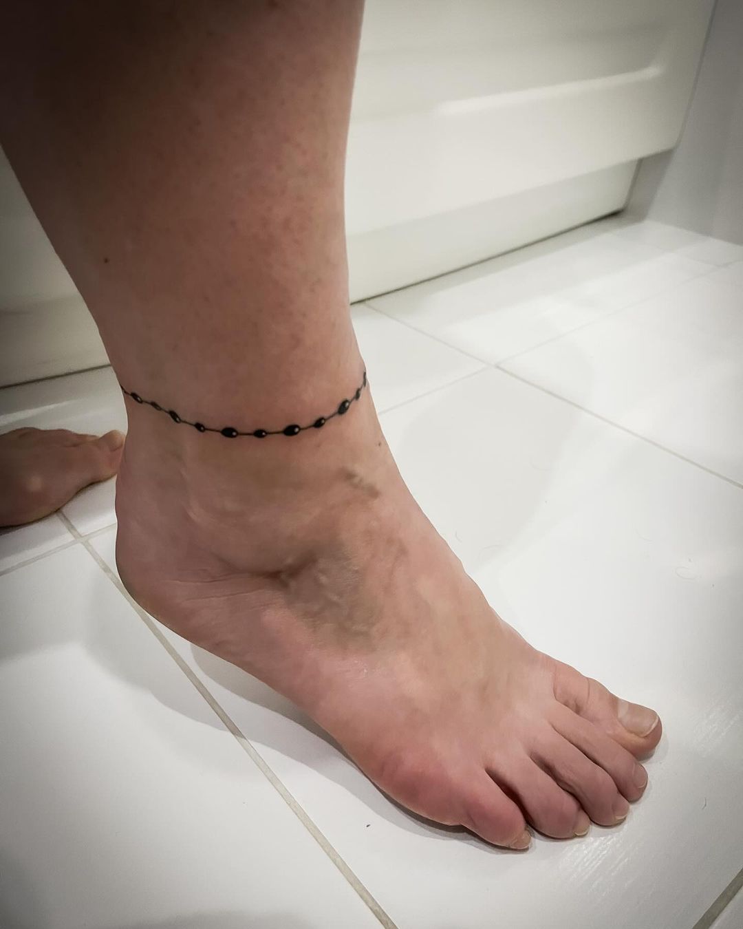 ankle chain tattoo ideas 0080