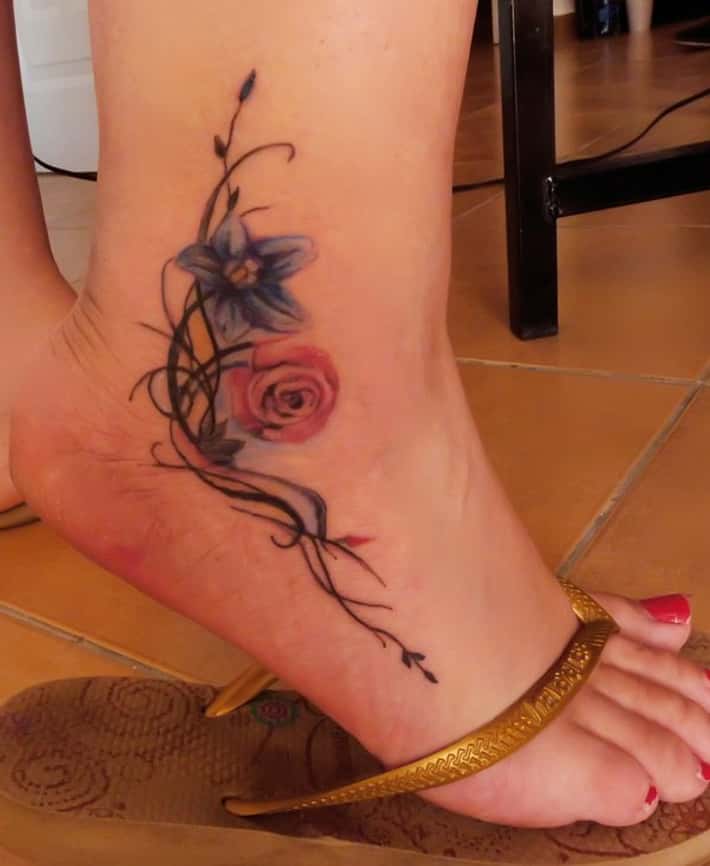 ankle tattoo ideas 0034