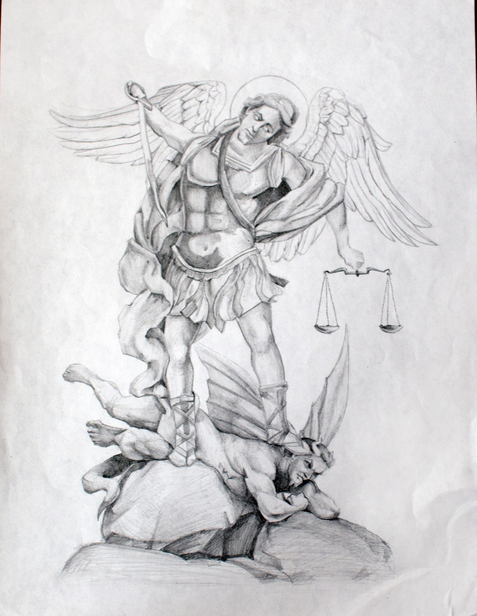 Archangel Gabriel tattoo design inspiration