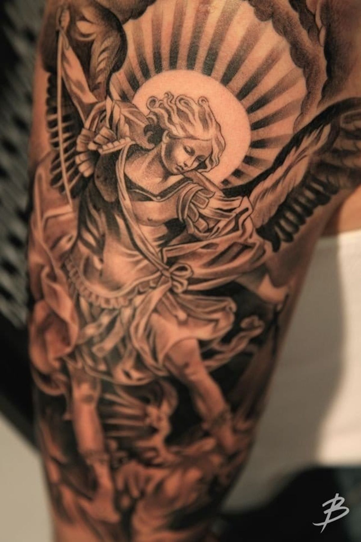 Archangel Gabriel Tattoo Ideas 0019