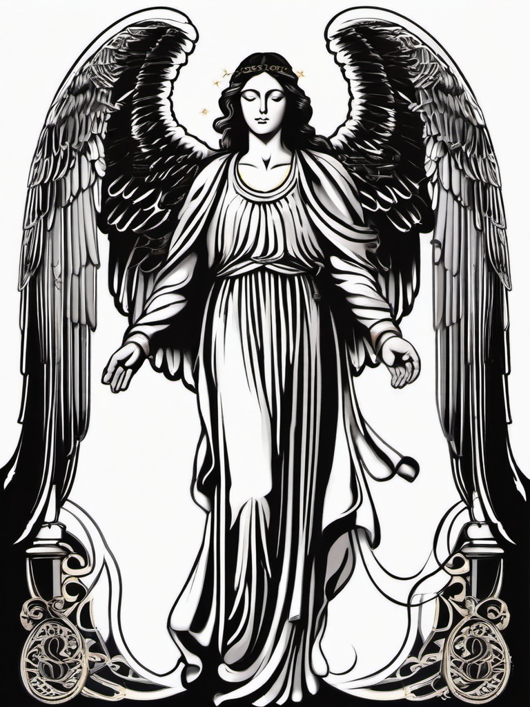 Archangel Gabriel Tattoo Ideas 0021