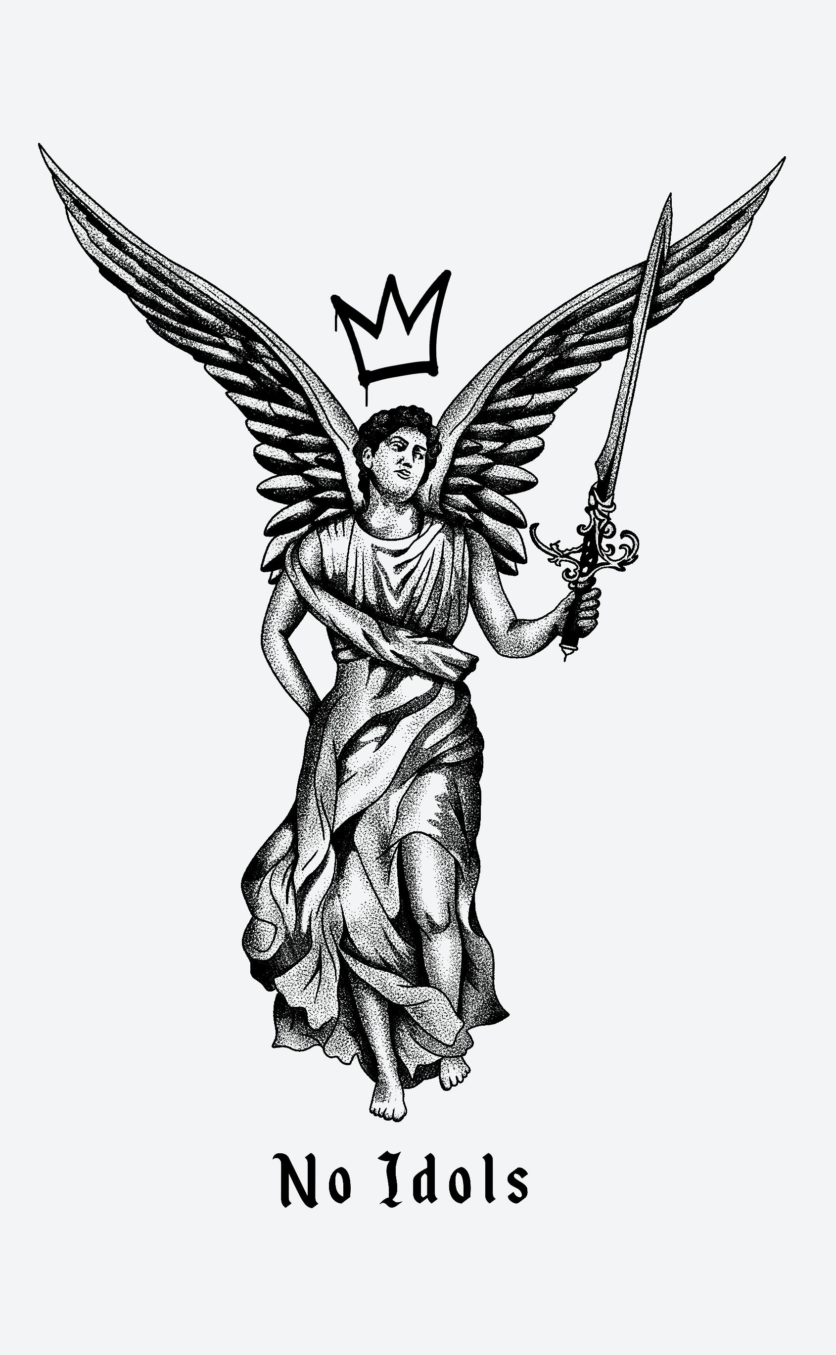 Archangel Gabriel Tattoo Ideas 0023